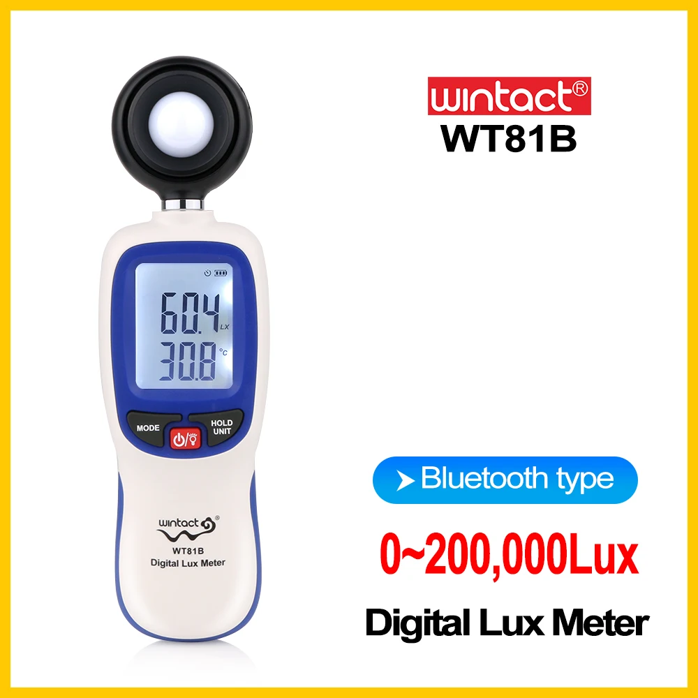 WINTACT Digital Luxmeter Mini Light Meter Environmental Testing Equipment Handheld Type illuminometer