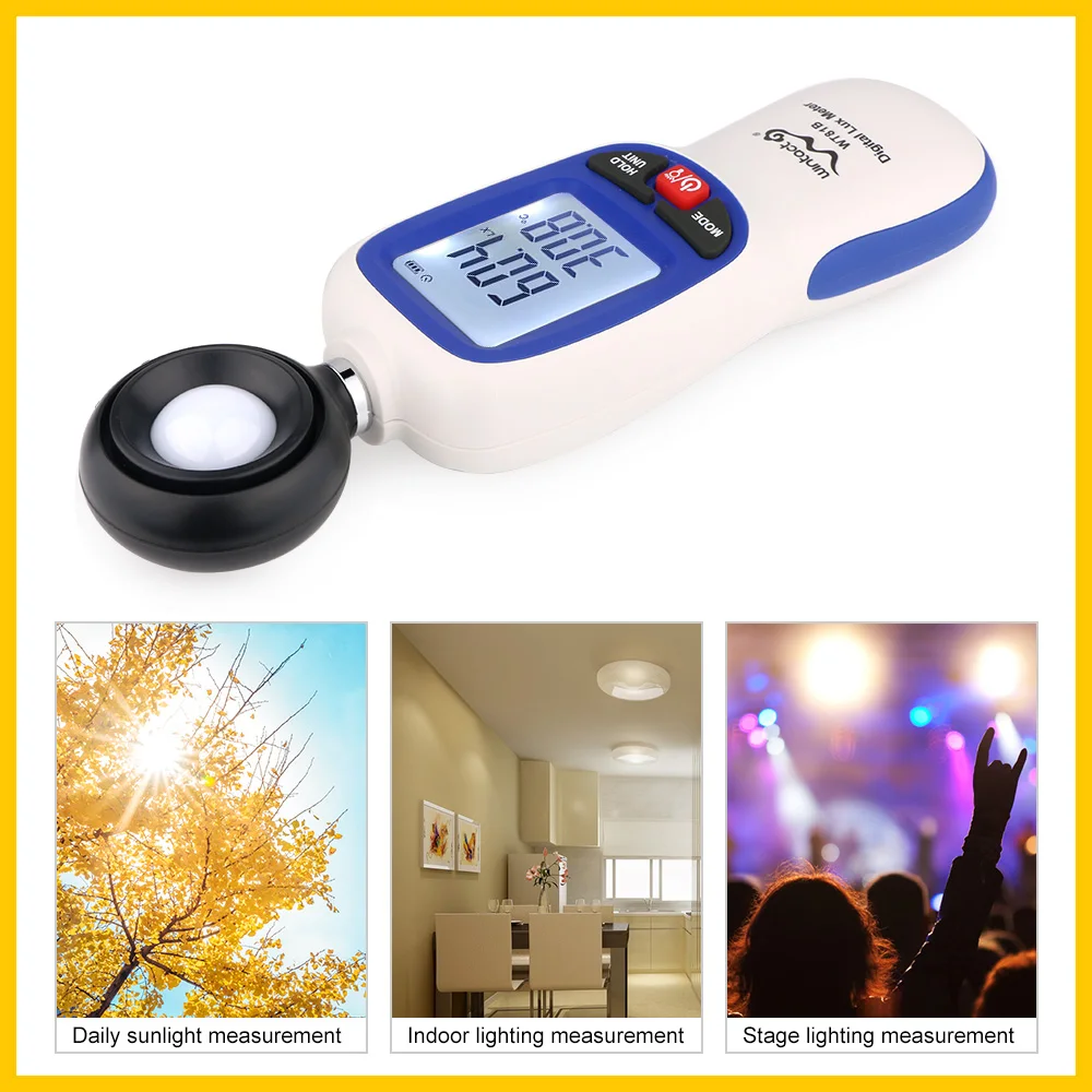 WINTACT Digital Luxmeter Mini Light Meter Environmental Testing Equipment Handheld Type illuminometer