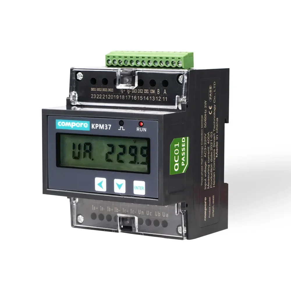 WIFI Energy Monitor IOT Based Bidirectional Smart Energy Meter 3 Phase Power Quality Analyzer