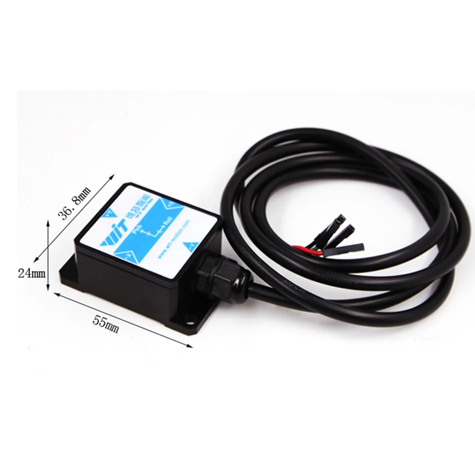 HWT901B 10-axis Attitude Sensor Accelerometer BMI160 Gyroscope Magnetic Field RM3100 Air Pressure HWT901B 232 485 TTL CAN