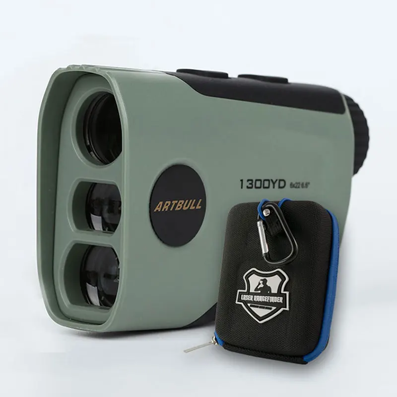 ARTBULL Golf Rangefinder Hunting USB Type-C Rechargeable 1300 750 yard Telescope With Flag-Lock Vibration Laser Distance Meter