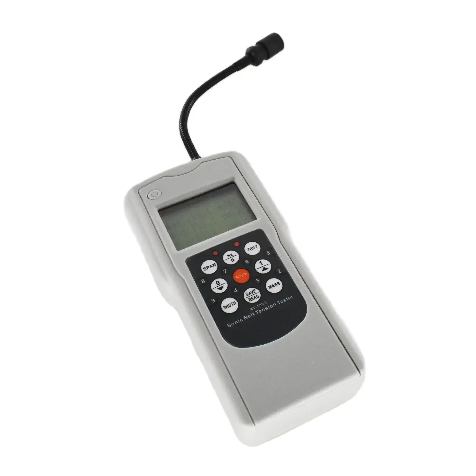 Portable AT-180S Sonic belt tension tester Digital Belt tension meter for vibration frequency transmission belt 10-680HZ